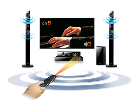 Samsung HT-H5550W TV Sound On