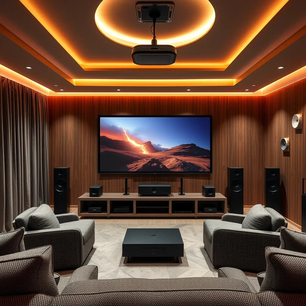 Wireless Surround-Sound System für Heimkino